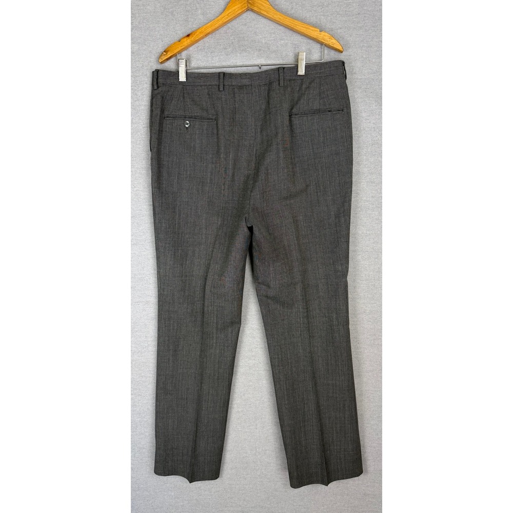 Botany 500 Mens 2 Piece Suit Gray Micro Pattern Blazer Trousers 36x30.5 42R - Picture 10 of 13